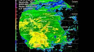 2005 Katrina - Nashville TN WSR-88D Radar Animation