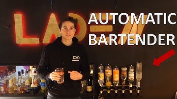 I built a robotic bartender!