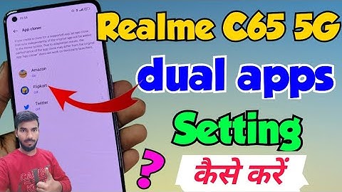 Realme C65 5G mein Dual apps Setting kaise kare | how to create dual apps in realme c65 5g