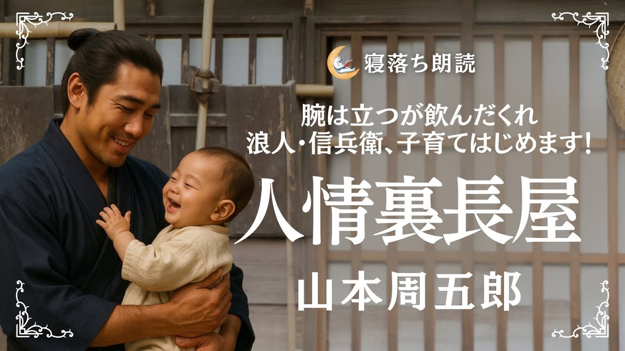 【朗読】人情裏長屋 山本周五郎(子連れ信兵衛 原作)【寝落ち朗読】