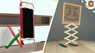 In this video i will teach how to make 5 things with popsicle sticks!
a flashlight. pop filter. phone stand. m...