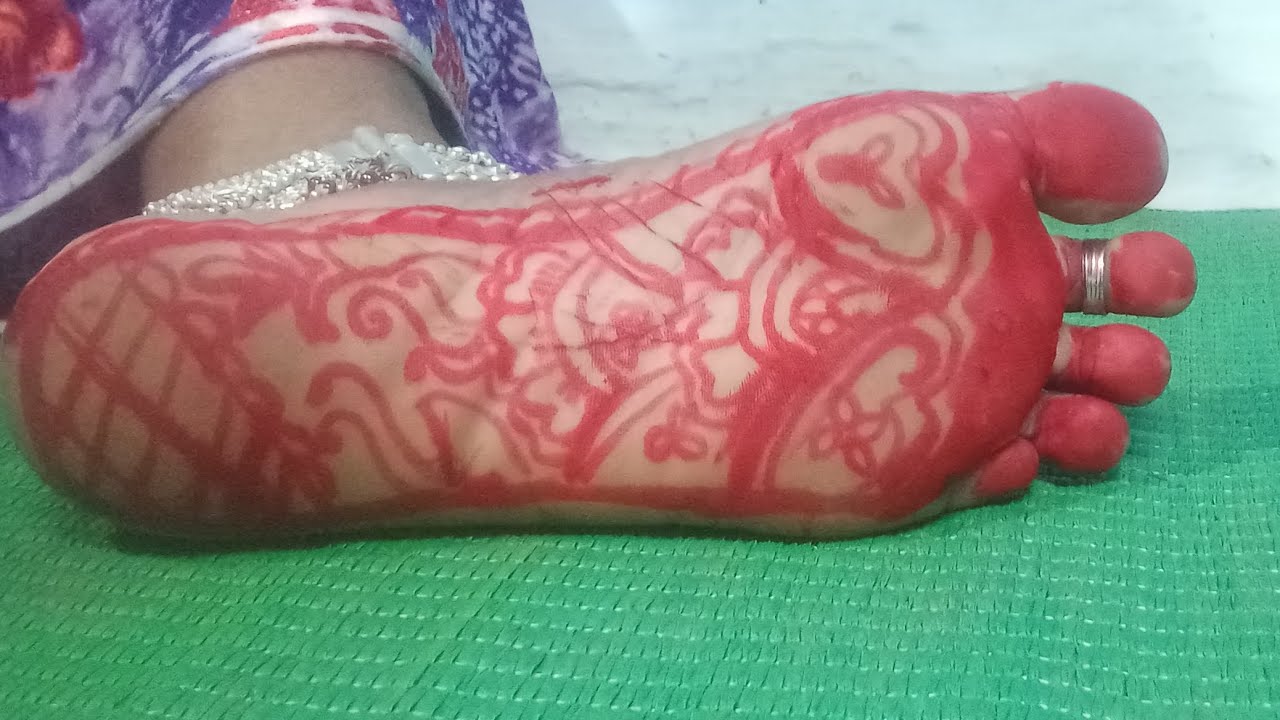 आलते मेंहदी डिजाइन 