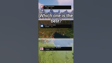 1 or 2 or 3 ??? | Minecraft Shader Edit #minecraft #shorts #shaders #texture #edit #design #cool