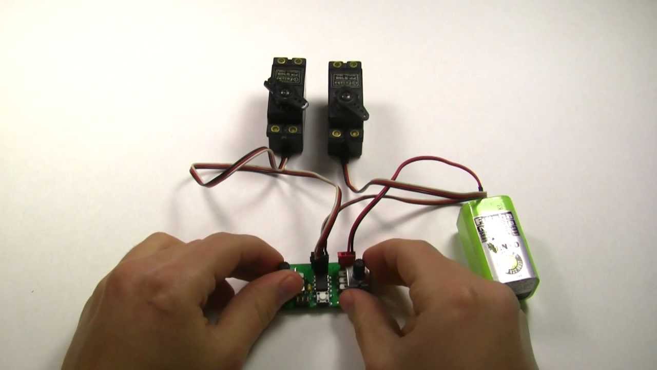Dual Servo Controller in action YouTube