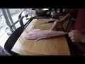 Разделка рыбы - Сиг. Cleaning whitefish,How to clean a whitefish,Filleting a whitefish