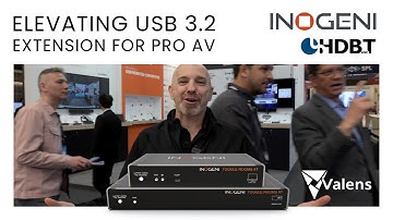 INOGENI with HDBaseT technology for TOGGLE ROOMS XT and U-BRIDGE 3 for large spaces applications