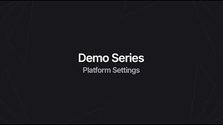 Exaforce Demo Series | Platform Settings