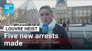 Five new arrests made in Louvre heist after first two charged • FRANCE 24 English