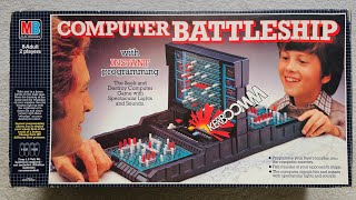 Demonstration Of How To Test An MB Electronics Computer Battleship Game After Replacing Batteries