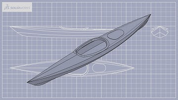 SolidWorks | Surface Modeling | Kayak