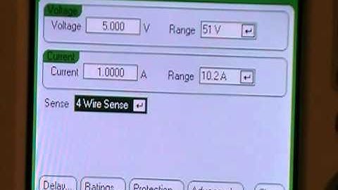 An Introduction on Setting an Agilent N6705A DC Power Analyzer
