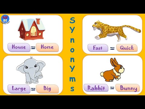 Synonyms, 50 Synonyms With Pictures, Synonyms For Kids, Most Useful Synonyms, Similar Words.