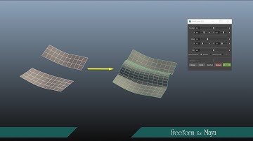 Maya Poly Tool R&D - polygon freeForm Bridge/Blend