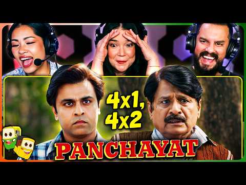 PANCHAYAT 4x1 & 4x2 Reaction! | Jitendra Kumar | Raghuvir Yadav | Neena Gupta