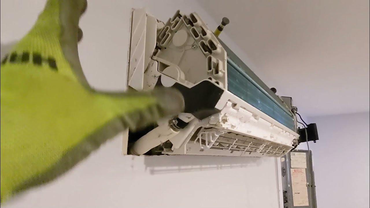 Carrier mini split blower wheel removal and cleaning YouTube