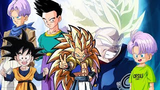 Goten & Trunks Power Level over the years
