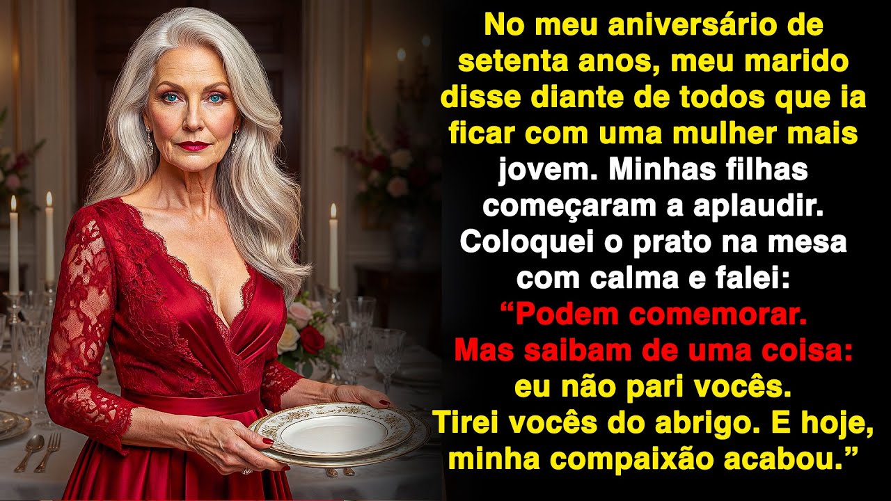 No meu aniversário, meu marido apresentou a amante sem vergonha. Minhas filhas riram e aplaudiram.