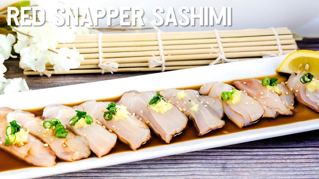 Red Snapper Sashimi