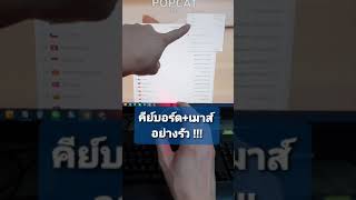 Popcat ใชคยบอรดเมาส อยางรว Popcat.click