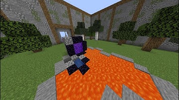 Speedrun Build Cổng Nether với Hồ Lava (Cơ Bản) - Basic Lava Pool Nether Portal