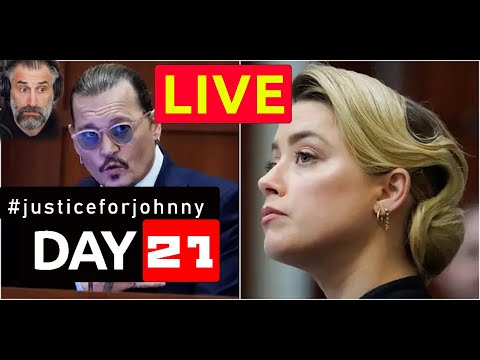 WATCH LIVE! Johnny Depp vs Amber Heard DAY 21! - YouTube