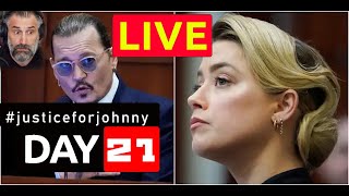 WATCH LIVE! Johnny Depp vs Amber Heard DAY 21!
