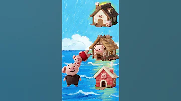 3 Little Pig House Shorts House Littlepig Piggy Cartoon Funny Animation Guess Trending 