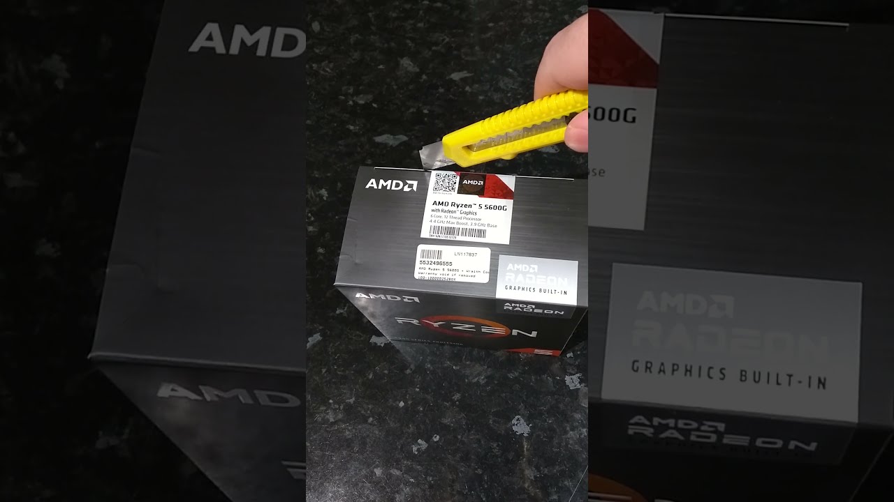 A Brief AMD Ryzen 5 5600G Unboxing #Shorts - YouTube