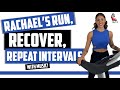 Rachael's RUN, RECOVER, & REPEAT INTERVALS | Treadmill Follow Along #IBXRunning