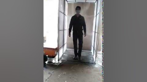 Sanitisation walk through Chamber