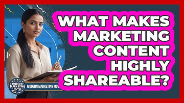 What Makes Marketing Content Highly Shareable?