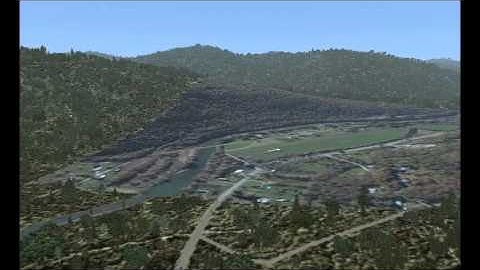 Ground textures applied over mesh