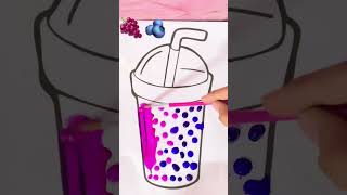 Satisfying 🍇+🫐 || The Art Studio || #art #creative #shorts #satisfying