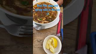 Best Pho soup and spring rolls in Warsaw Poland. Najlepsza zupa pho i sajgonki w Warszawie 🫕🫕
