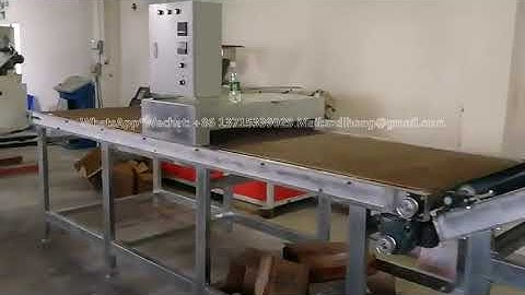 Tunnel furnace drying assembly line UV curing lamp