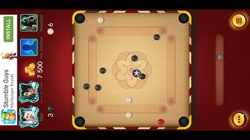 Carrom 4 players game | Carrom pool 2 vs 2 Player game play