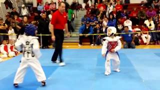 Download Lagu Awesome 7 Year Old Taekwondo Sparring Match - MP3