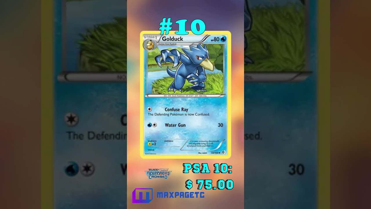Top 20 Golduck Pokémon Cards 