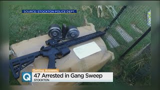 Big Stockton Gang Sweep Nets Nearly 50 Arrests