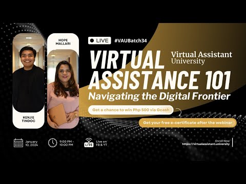 [FREE WEBINAR] Virtual Assistance 101