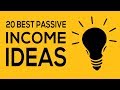 20 BEST PASSIVE INCOME IDEAS THAT ARE EASY TO START