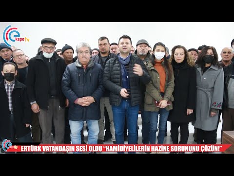 ERTÜRK VATANDAŞIN SESİ OLDU “HAMİDİYELİLERİN HAZİNE SORUNUNU ÇÖZÜN!”