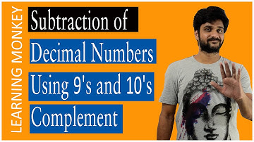 Subtraction of Decimal Numbers using 9