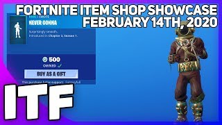 Fortnite Item Shop *NEW* RICK ROLL EMOTE WHAT! [February 14th, 2020] (Fortnite Battle Royale)