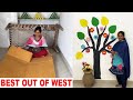 Home Decor - Room Decor - DIY Cardboard craft - Best out of waste #homedecor #roomdecor #craft