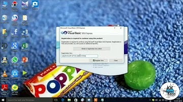 Visual studio 2010 Express Registration Key