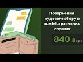 Повернення судового збору в адміністративній справі