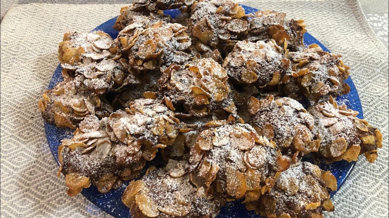 Biscotti con farina di mandorla e corn Flakes veramenteee buoni!!