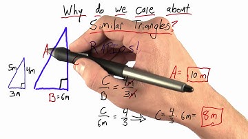 Side Ratios for Similar Triangles - Intro to Physics