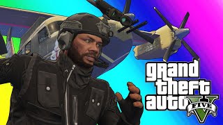 GTA5 Online Funny Moments  New Attack Plane and Roflcopter Sumo!